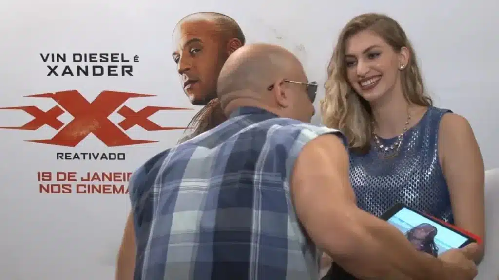 Vin Diesel Interrupted An Interview Three Times To Comment On Her Appearance